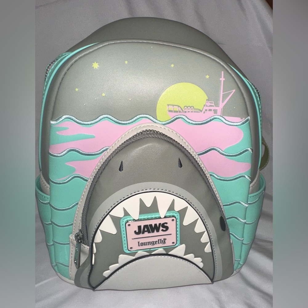 NWOT Loungefly Universal JAWS Mini Backpack.